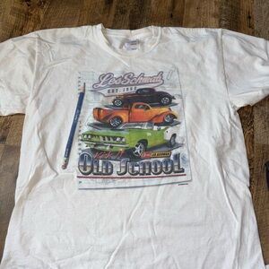 Vintage White Les Schwab Graphic T-Shirt